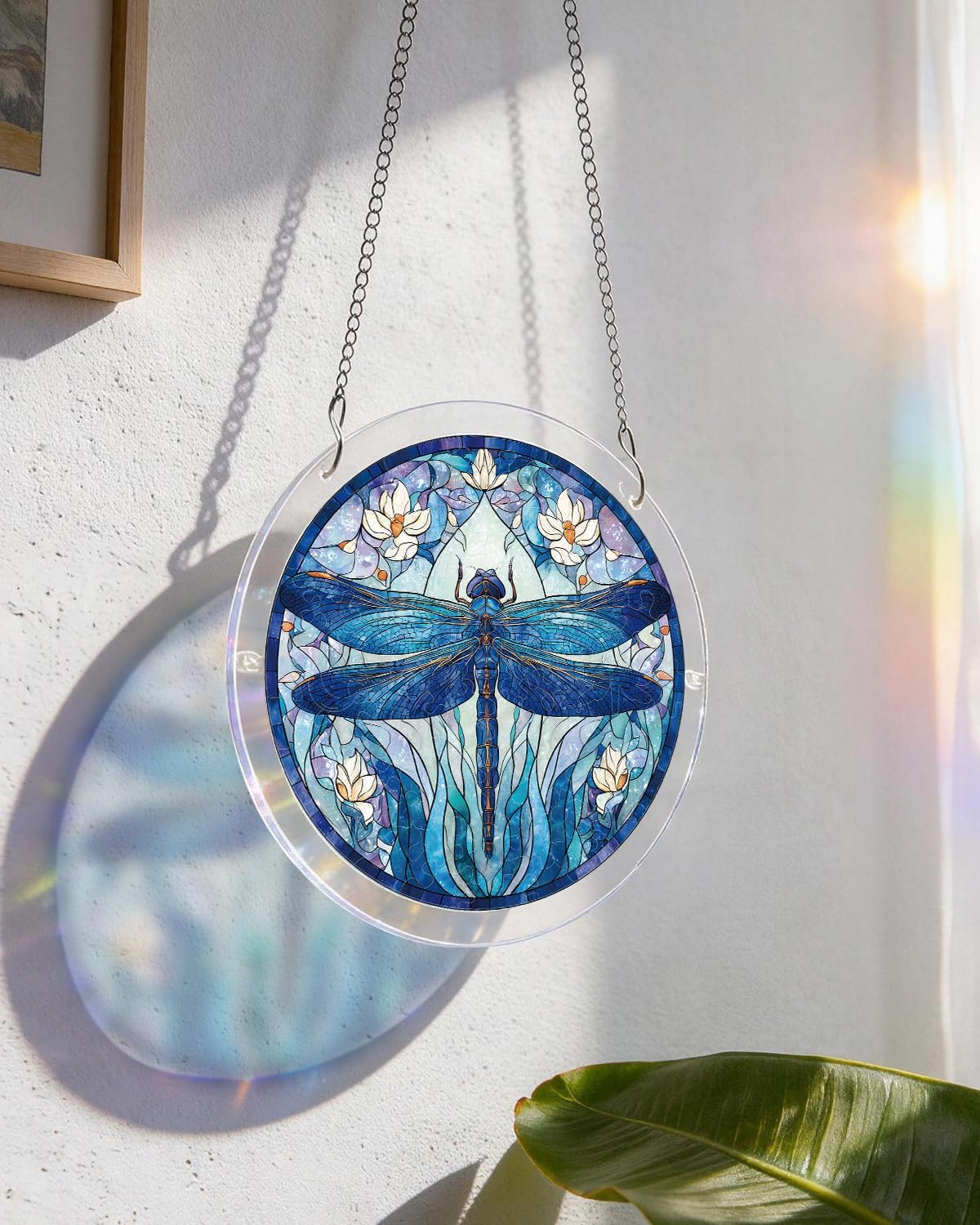 Acrylic Suncatcher Puzzle, Moonlit Dragonfly-7.4 in image 5
