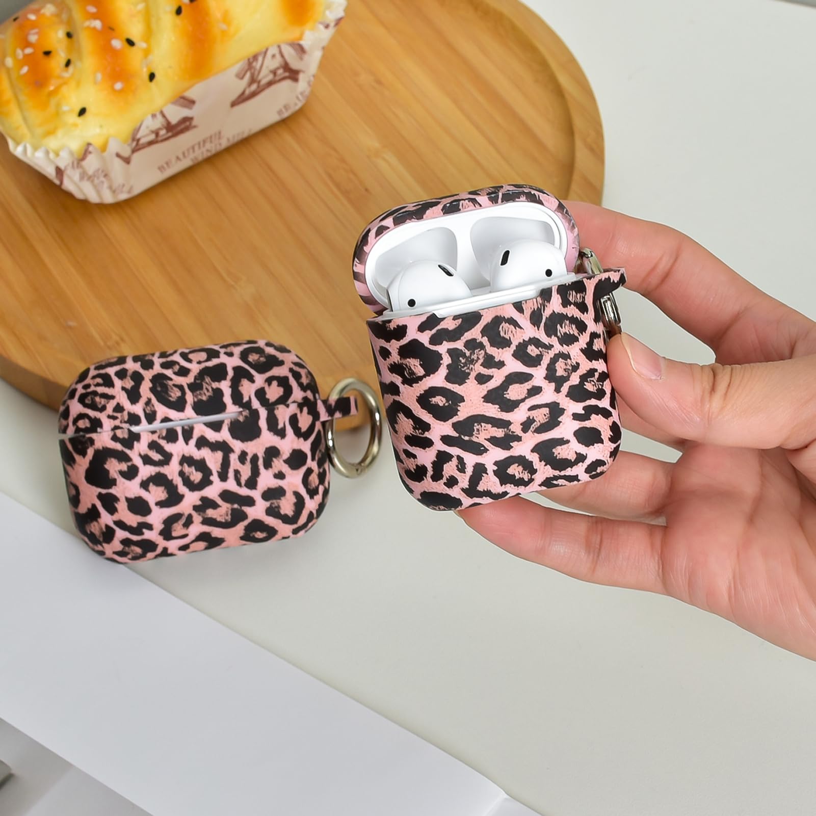 Custodia Per AirPods 4a Generazione - Motivo Fiocco - Trasparente, Antiurto - Reownest