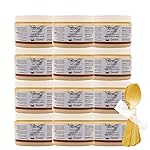 The Keys Salt Scrub -Sea Salt Scrub - Exfoliating Body Scrub with Wooden Spoon - Moisturizing Exfoliator for Hands, Foot, Bath, (12 Ounce (Pack of 12), Coconut)