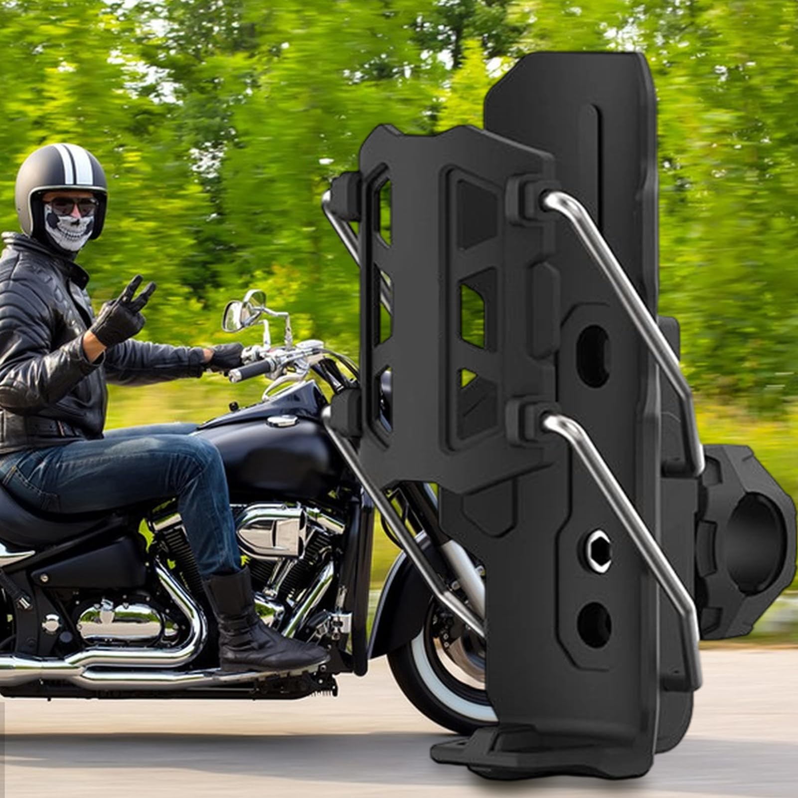 Portaborracce Per Bicicletta Portabevande con Morsetto Automatico Adattivo | Portabicchieri Per Motocicletta Per Adulti Scooter Motocicletta Bici Da Strada E Mountain