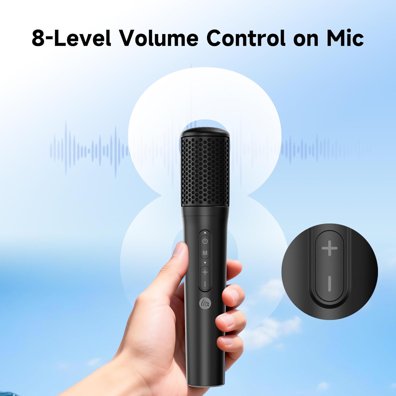 Wireless Microphones System,Dual Handheld Microphone with Rechargeable Receiver, for Karaoke, Speech, Wedding, Church, PA System,Outdoor Events,Party Gifts - Image 6