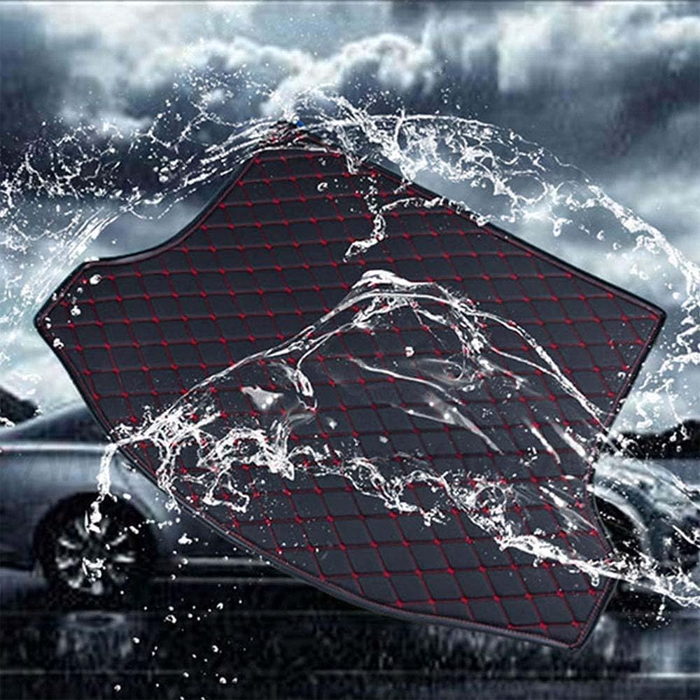 Set Tappetini E Vasca Bagagliaio Per Volvo V90 II E V90 CC - In TPE, Antiscivolo, Design 3D, Colore Nero