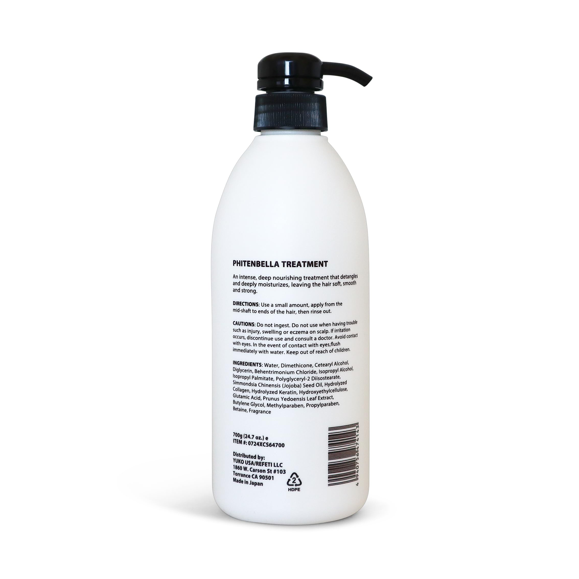 Amazon.com : Yuko Phiten Bella Hair Treatment – Moisturizing