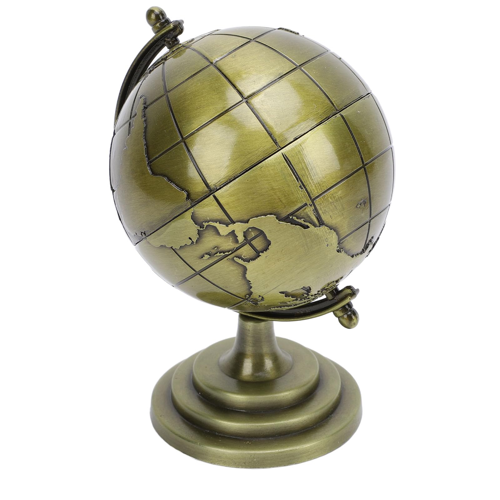 Geographic Globes Rotating World Globe with Metal Base for Office Study School Educational Globe Antique Globe Vintage