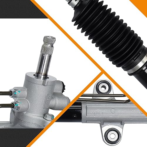 Miniatura 4 de Soporte de dirección asistida y piñón para Honda Accord Sedán 1998-2002, para Honda Accord Coupe 2000-2002, para Acura CL 2001-2003 Rack hidráulico