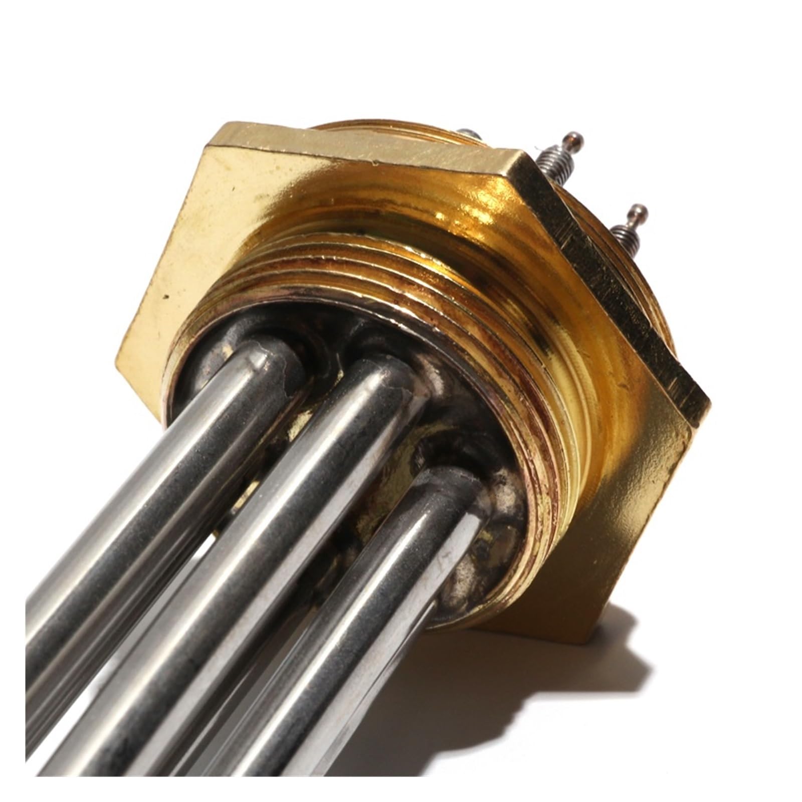 LIUCH Resistencia calefactora de acero inoxidable TEN 110 V/220 V con tuerca interna, DN32/DN40/DN50(DN40,110V,3KW 195mm)