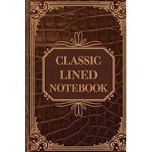 Classic Lined Notebook Perfect for Daily Notes and Ideas
