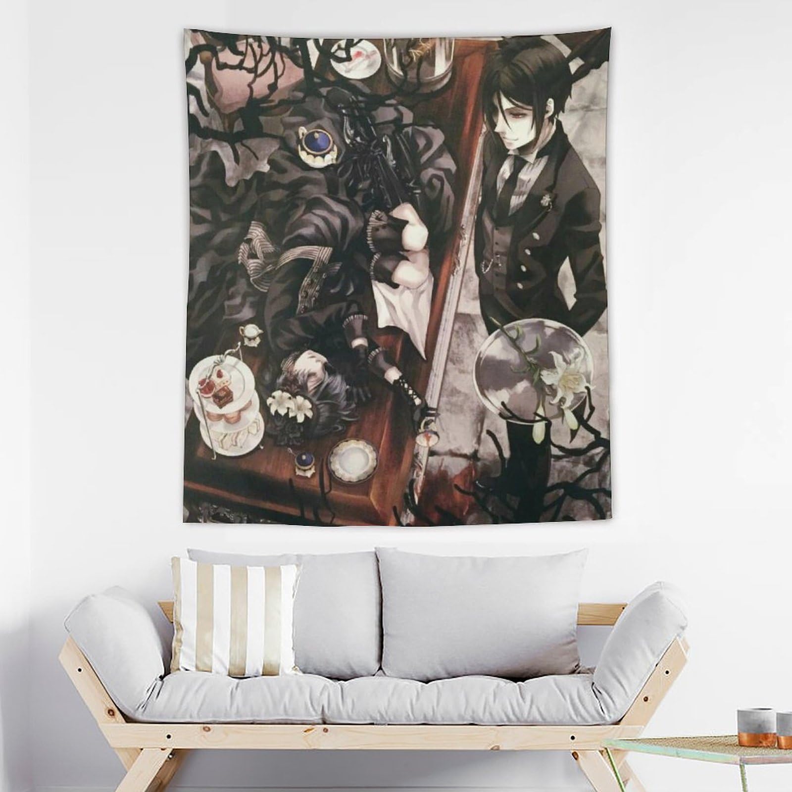 黒執事 タペストリー のれん シエル セバスチャン