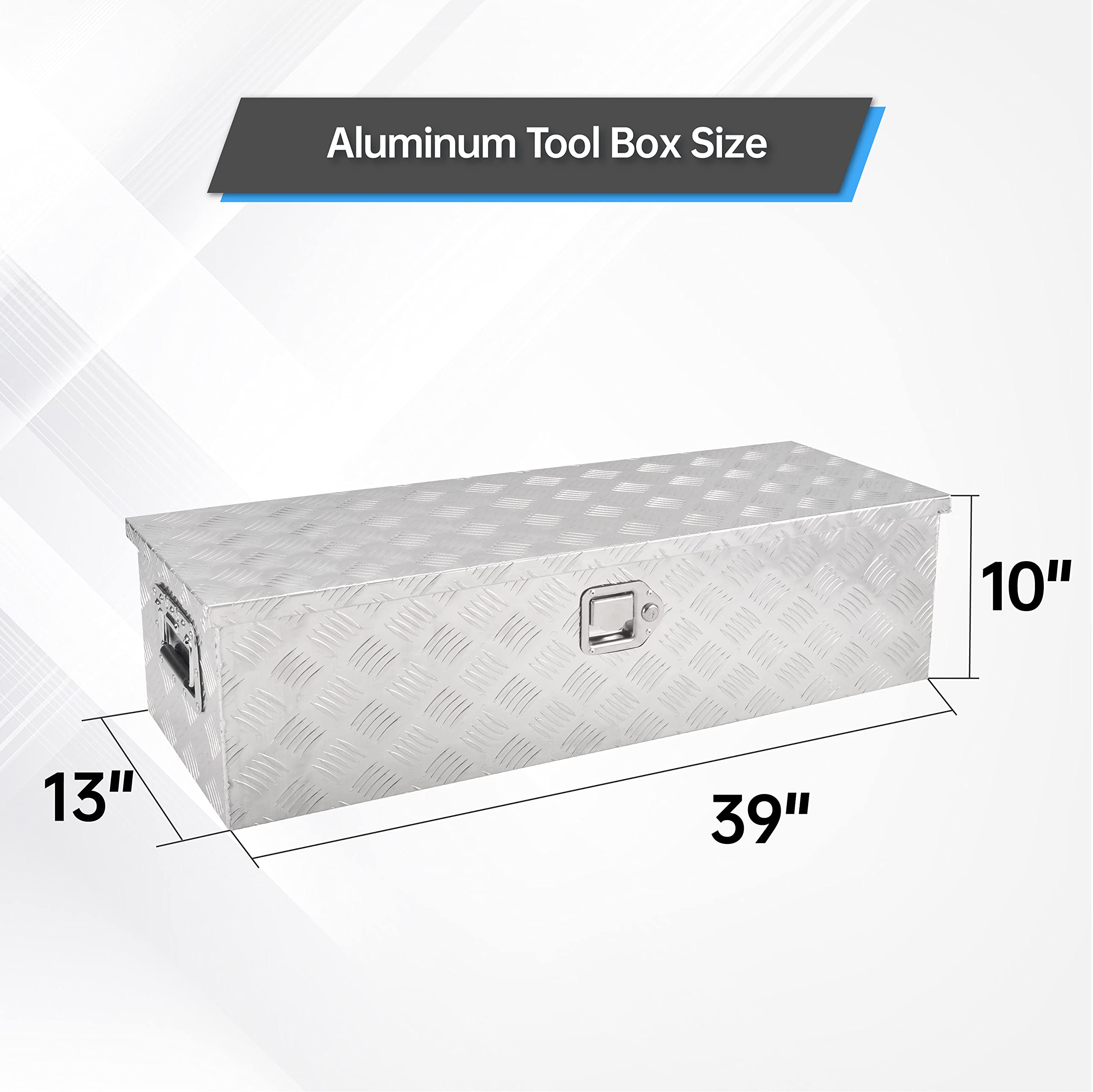 Snapklik.com : GESEXI 39 Inch Aluminum Tool Box,Heavy Duty Waterproof ...