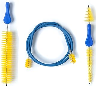 MusicNomad Premium 3 pc. Trumpet Brush Cleaning Kit: Mouthpiece, Valve & Snake Brush with Storage Bag (MN765)