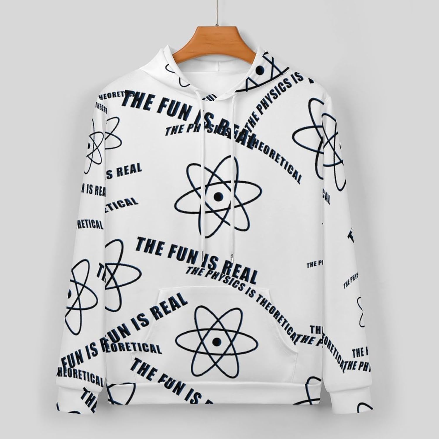 Science Physics Physicist Sweatshirts for Men Two Piece Casual Hoodie Tracksuit Jogger Pants