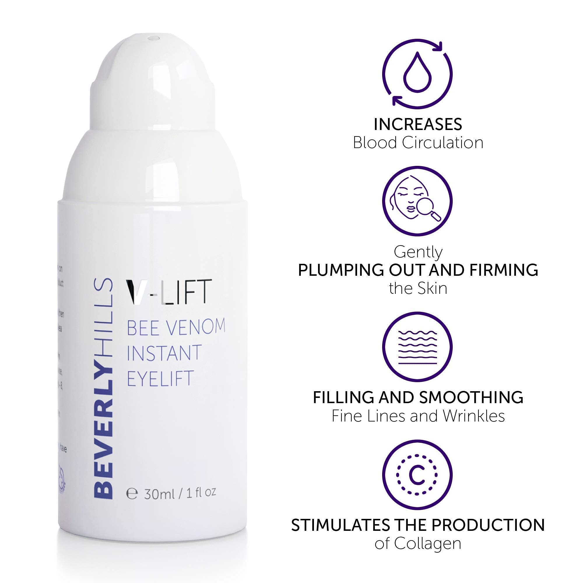 Beverly Hills VLift Instant Eye Lift and Eye Tuck Bee Venom Serum for