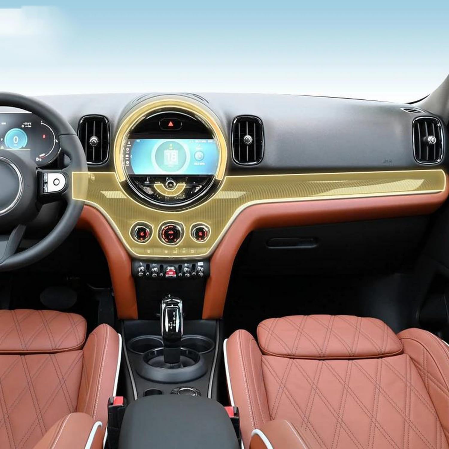 Anti-rayures : film PPF pour protéger l'intérieur de votre Mini Countryman