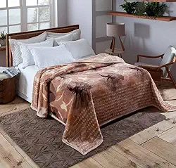 Cobertor Jolitex Casal Dyuri Pelo Alto Nilo Bege