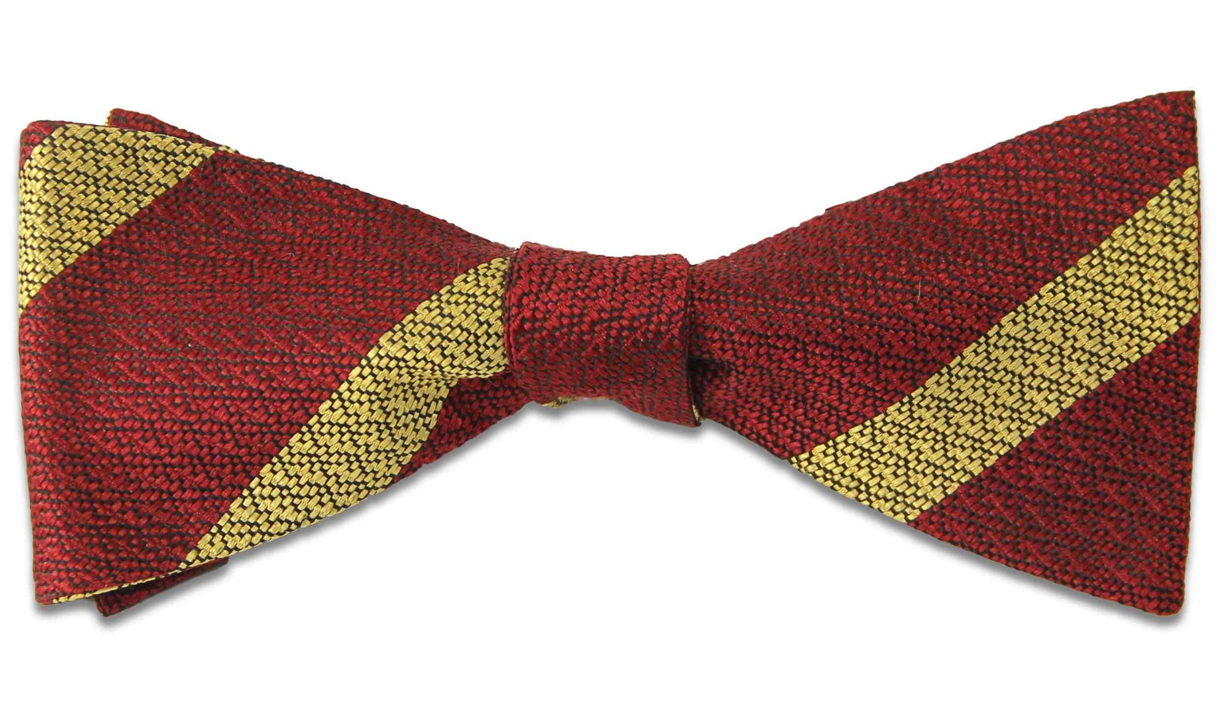 The Regimental Shop 9th/12th Royal Lancers Silk Non Crease (Self Tie) Bow Tie