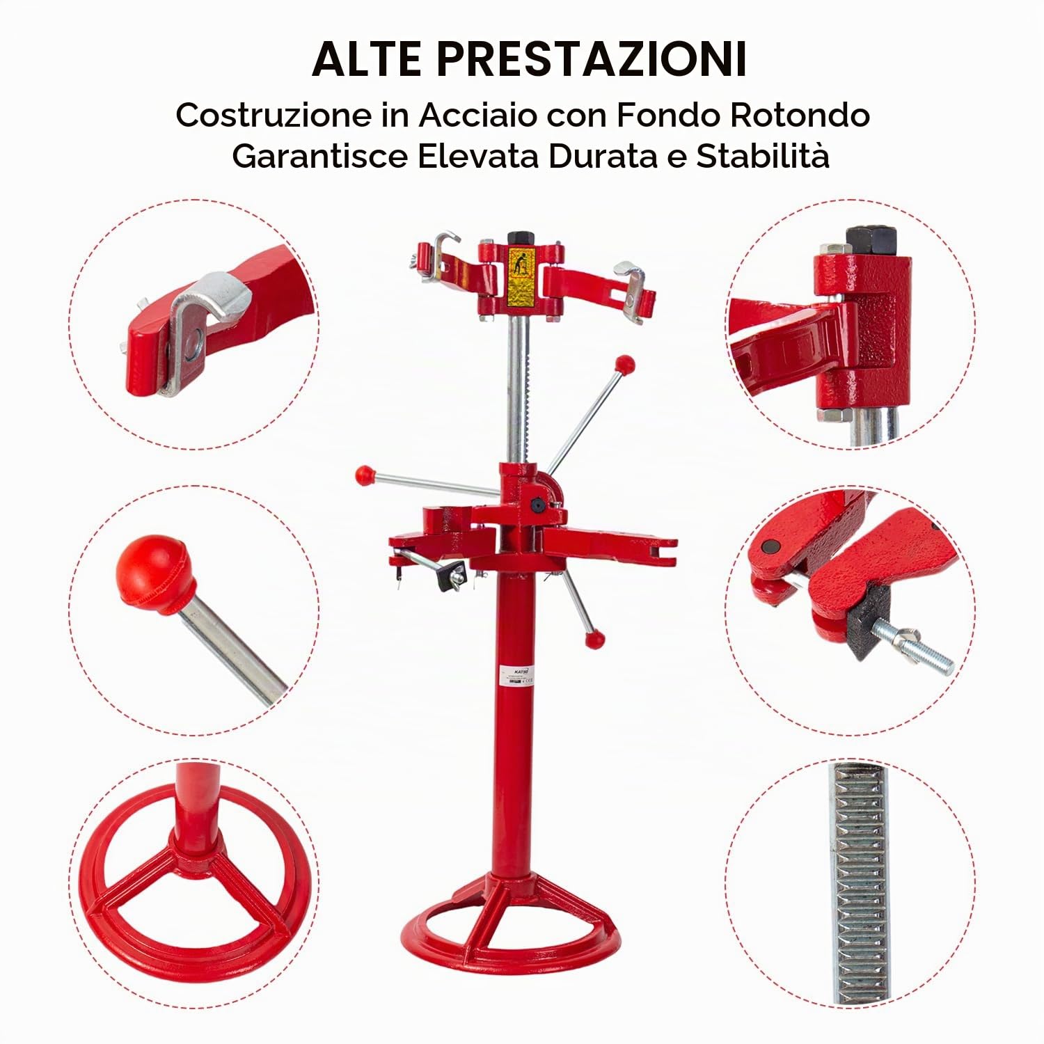 KATSU Compressore per Molle, capacità 2200 libbre, Strumento di Sospensione Manuale per Compressore per Molle Elicoidali per Riparazione di Autoveicoli e Rimozione di Molle per Ammortizzatori