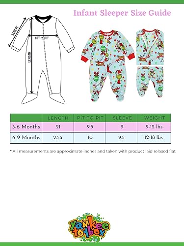 Miniatura 2 de Dr. Seuss The Grinch Characters - Pijama para bebé con pies
