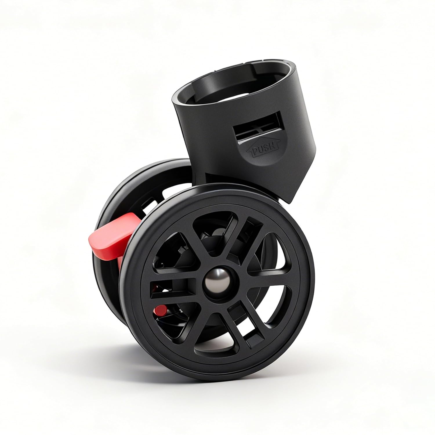AROUS 4 Pcs 360° Swivel Replacement Wheel Caster with Locking Brake for Makeup Train Case