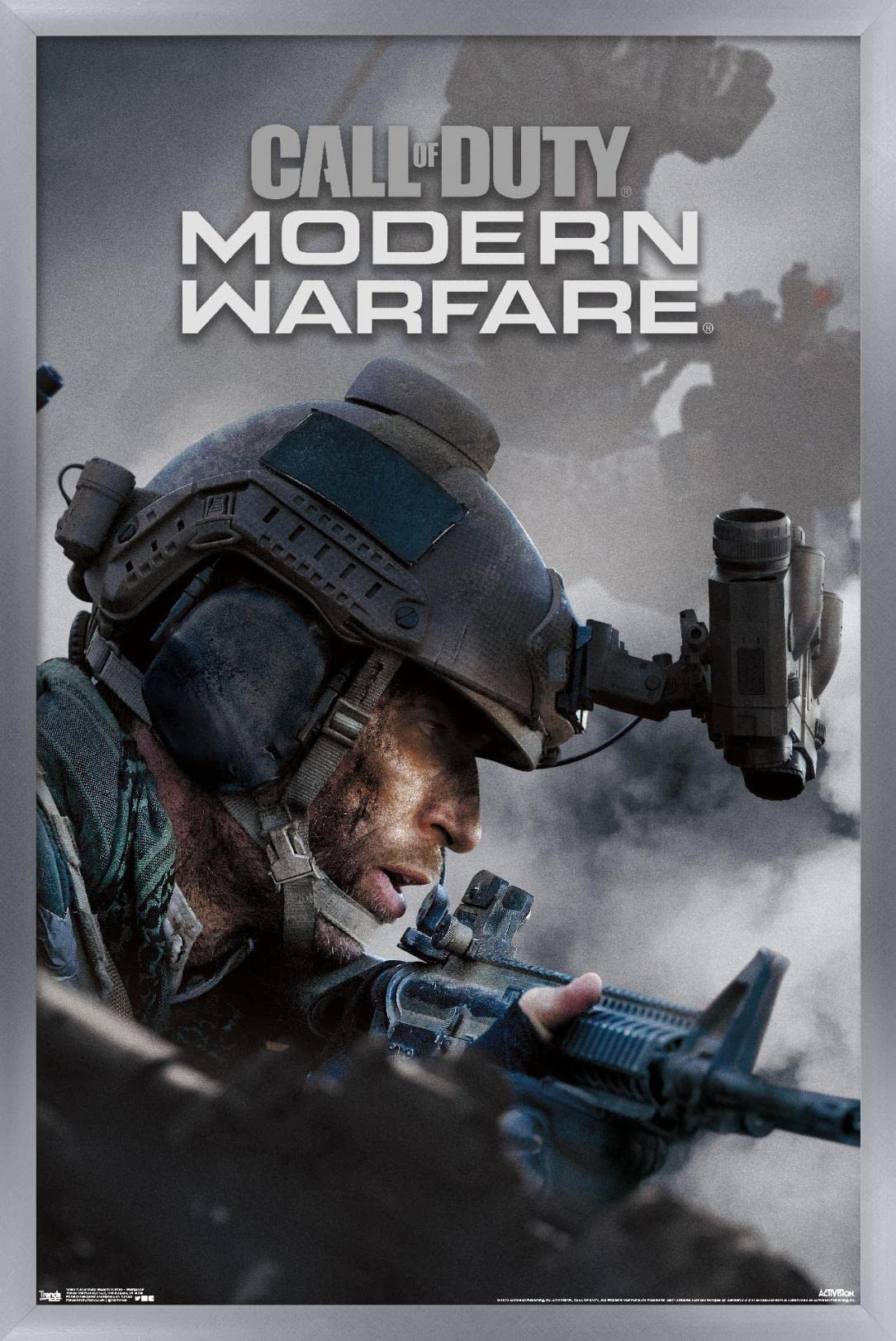 Poster Call of Duty Modern Warfare cadeau idéal pour joueur de salon