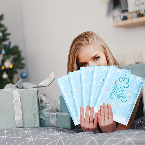 Miniatura 27 de Censen 25 sobres de burbujas de polietileno de Halloween de 8.3 x 9.3 pulgadas, sobres de Halloween, bolsas de envío, sobres resellables, sobres