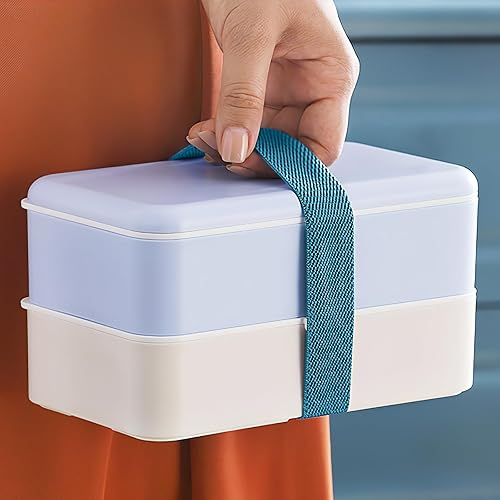 Miniatura 7 de Correas elásticas de cincha Bento, cinturón elástico, 4 piezas, lonchera, banda de fijación de repuesto para oficina, aula, picnic, camping, comidas