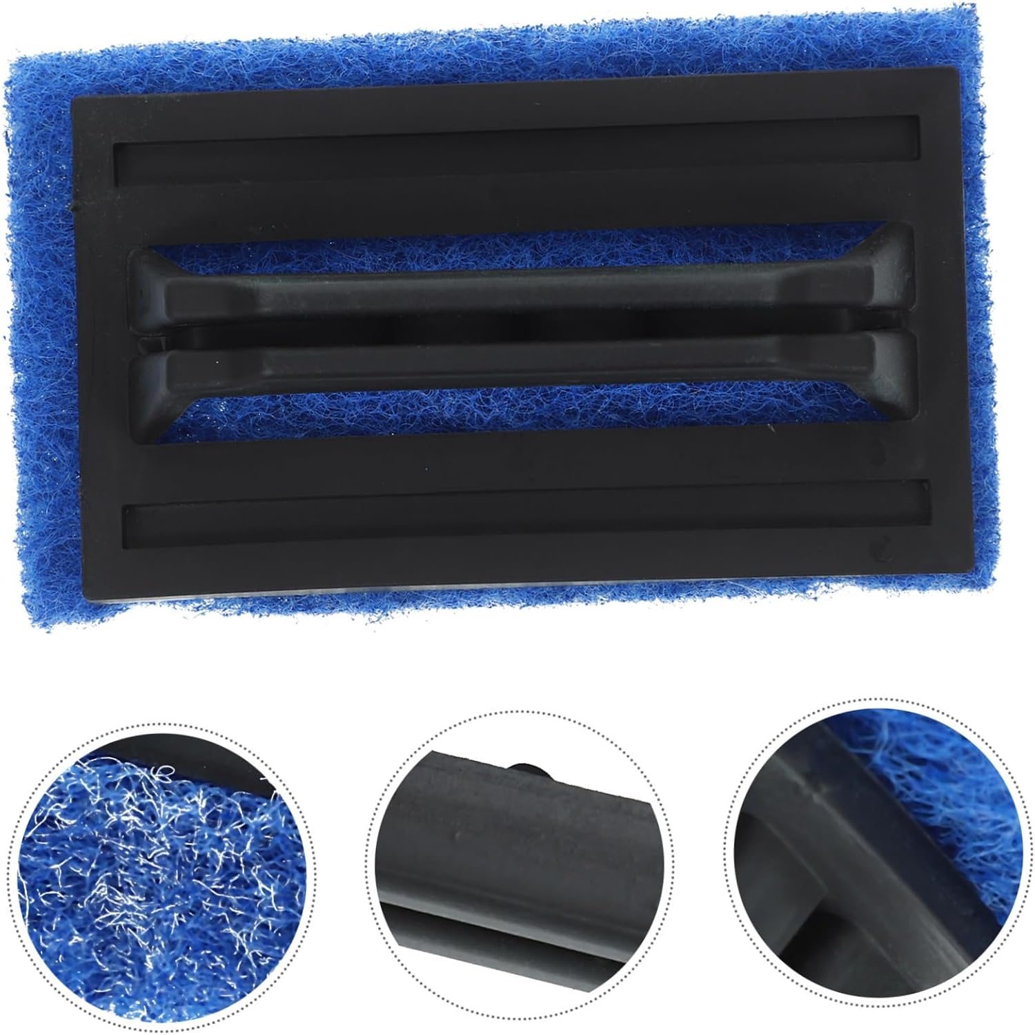 LOLIPPYY 3pcs Ink Remover Cleaning Brush Set for Screen Printing Wear Resistant Scrub Pads for Printing Supplies Handle Accessories for Easy Cleaning