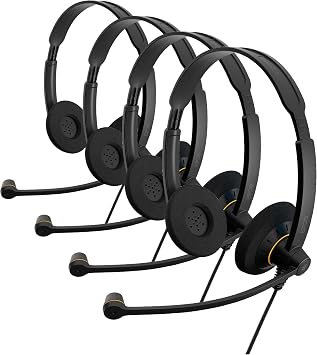 EPOS IMPACT SC 60 USB ML Headset - USB Connection, Noise Cancelling Microphone, Stereo Sound, Clear Calls, Microsoft Teams Certified, All Day Comfort x4