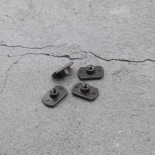 Miniatura 6 de Create idea Tuercas de soldadura M6 Tab Base UNC Máquina de acero al carbono Tornillo en forma de T 2 Proyección para muebles Vehículos Caster y