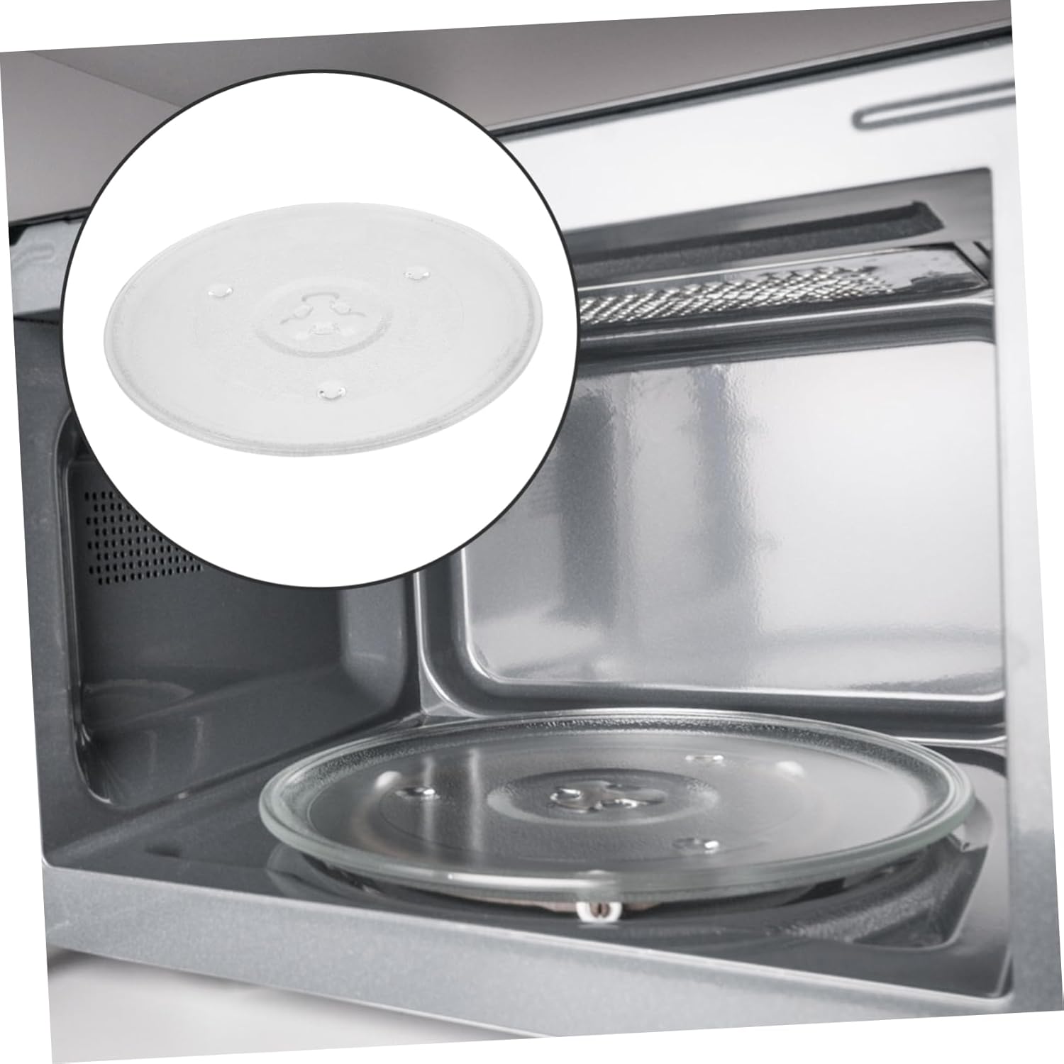 Replacement Microwave Plate Turntable Tray Microwave Accessory Sturdy Glass