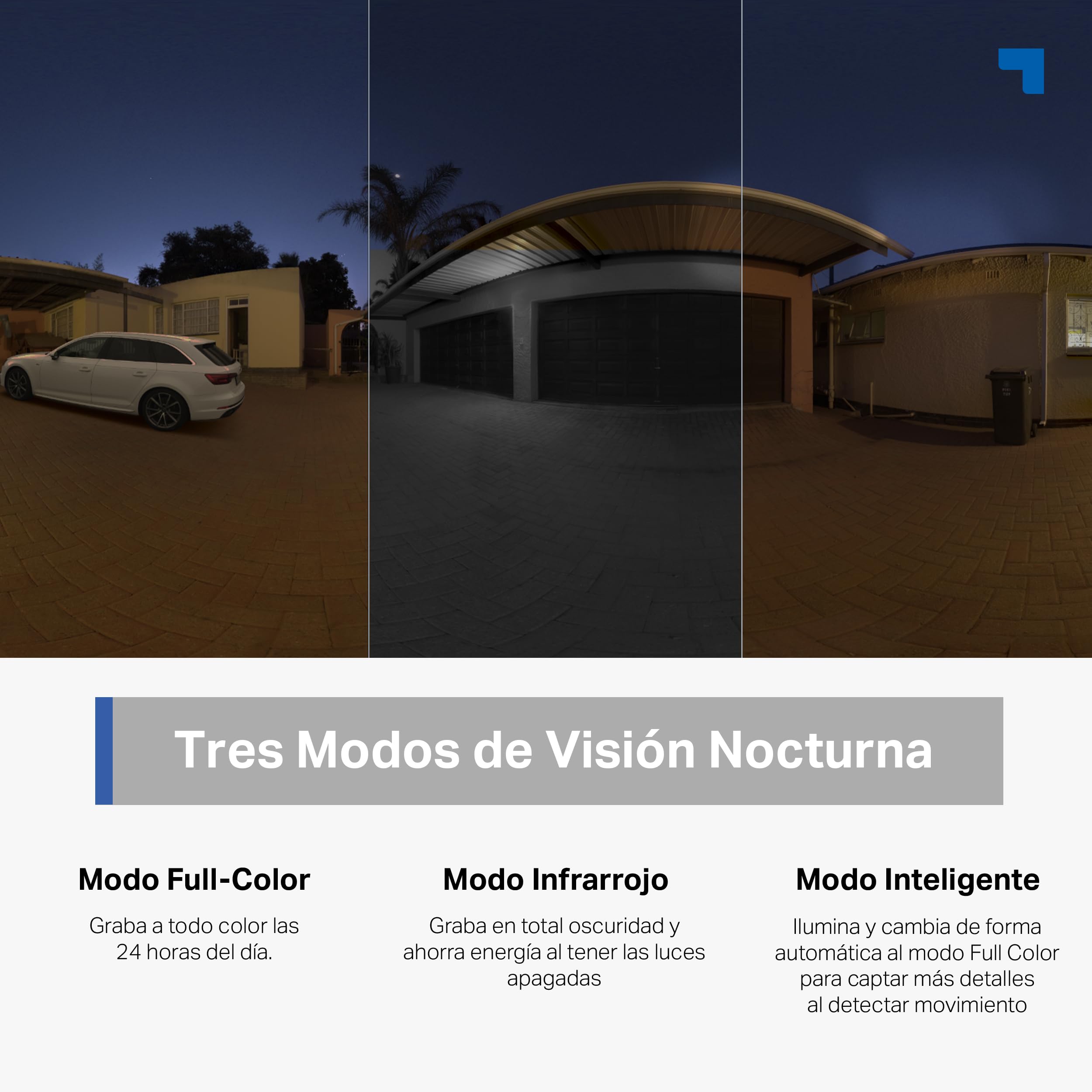 Tapo C520WS - Cámara Vigilancia Wi-Fi Exterior 360°, Resolución 2K QHD, Visión Nocturna en Color Starlight, Detección IA Múltiple, Seguimiento de Movimiento, IP66 — view 4