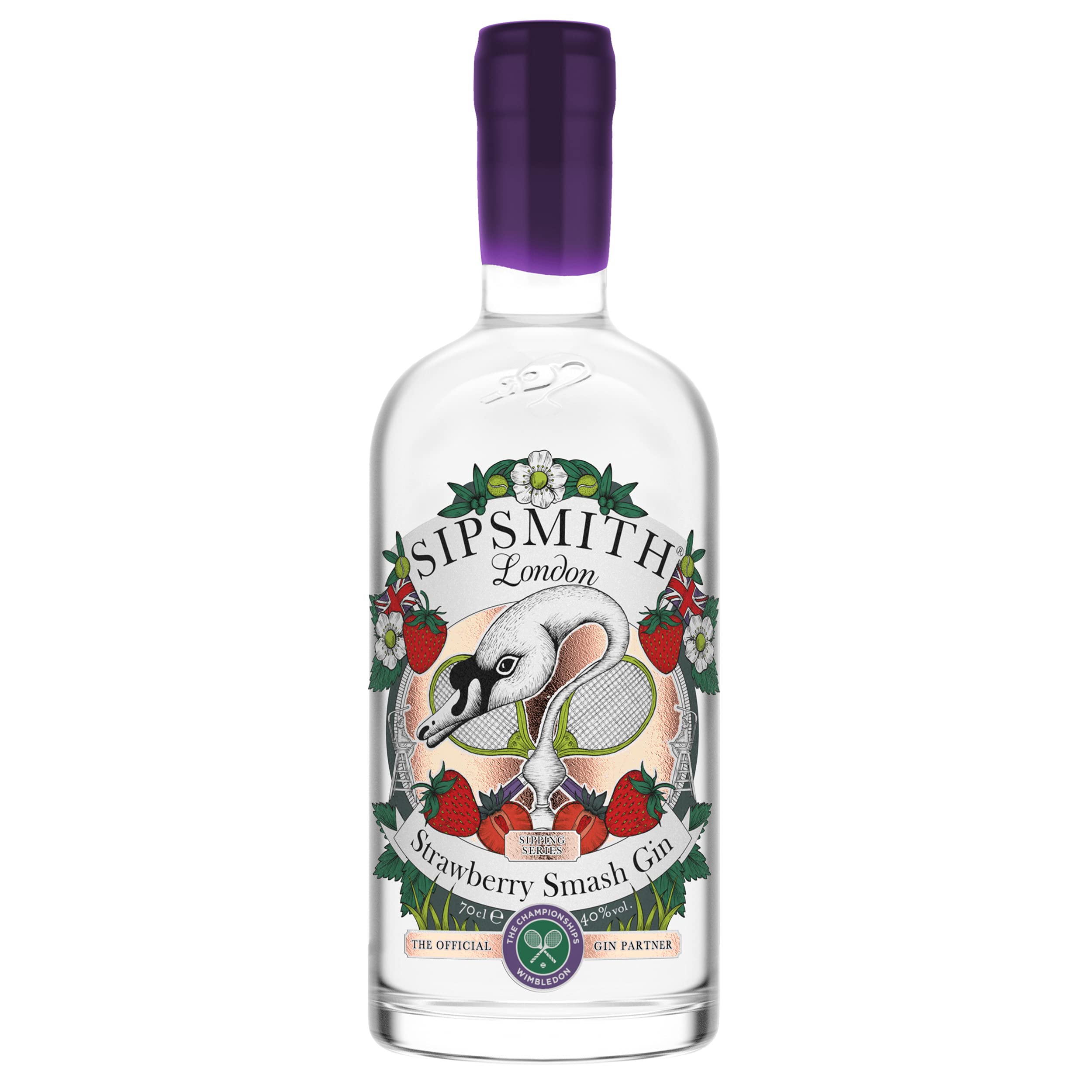 Sipsmith Strawberry Smash Gin 70cl 2022 Championships Edition
