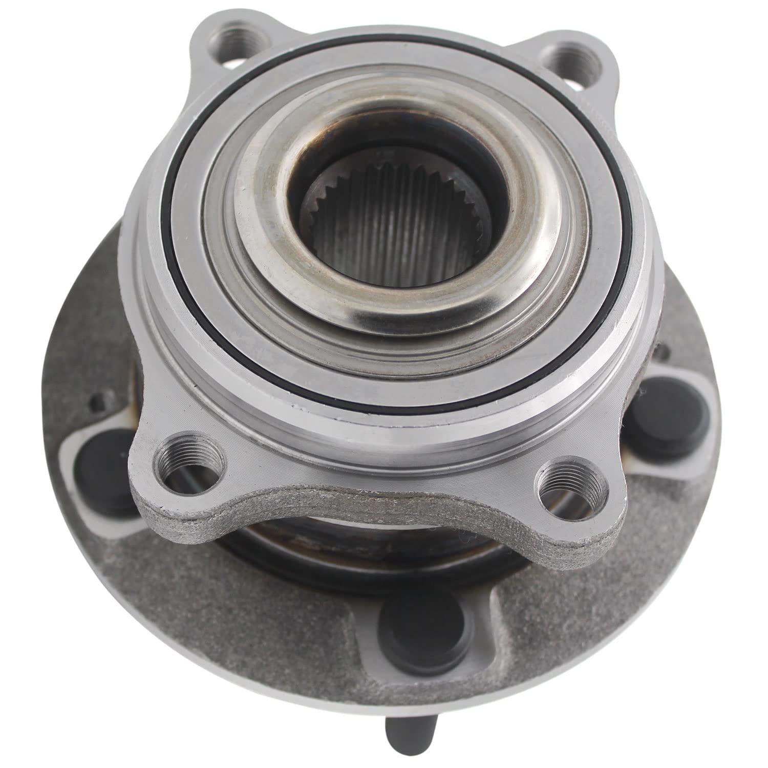 513266 Front Wheel Bearing and Hub Assembly 5 Lugs Replacement for Santa Fe Sorento Veracruz Hub Bearing Assembly