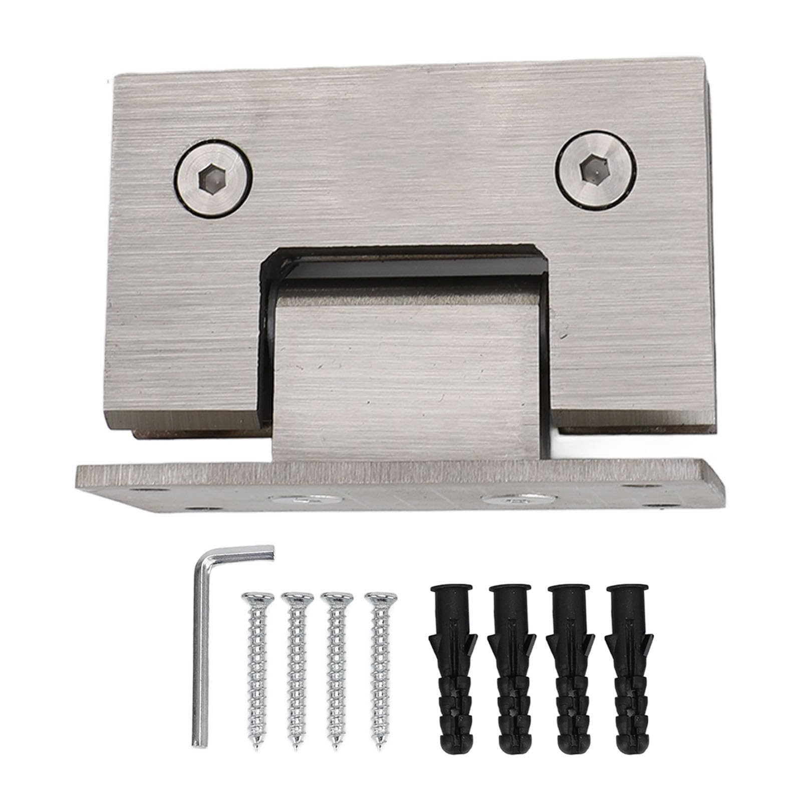 Charnières de porte de douche en verre acier inoxydable robustes 90°