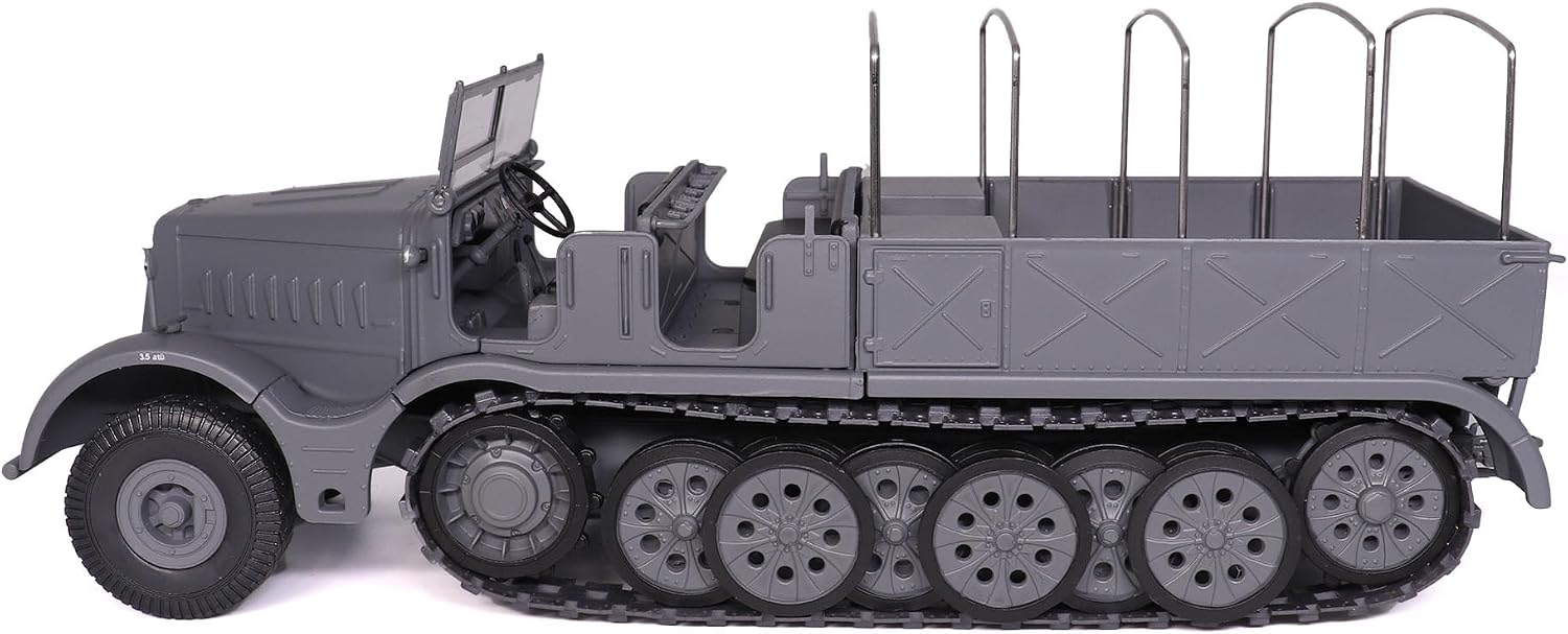 Motor city classics 1:43 Scale Military Diecast Collectible | Sd.Kfz. 9 18-Ton FAMO | Militaria Diecast Model 23207-38