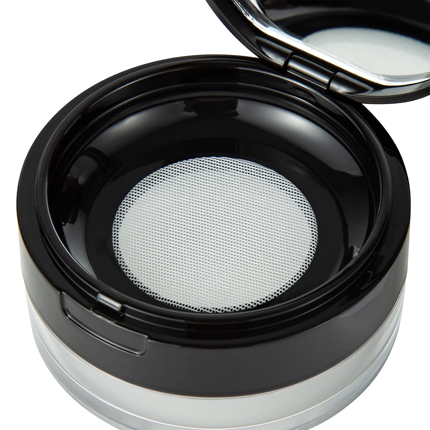 Empty Makeup Powder Container Case, YEAJOIN 4PCS Refillable Powder Bottle Cosmetic Box Compact Storage Jars with Sifter, Sponge Powder Puff, Mirror for Travel : Beauty & Personal Care