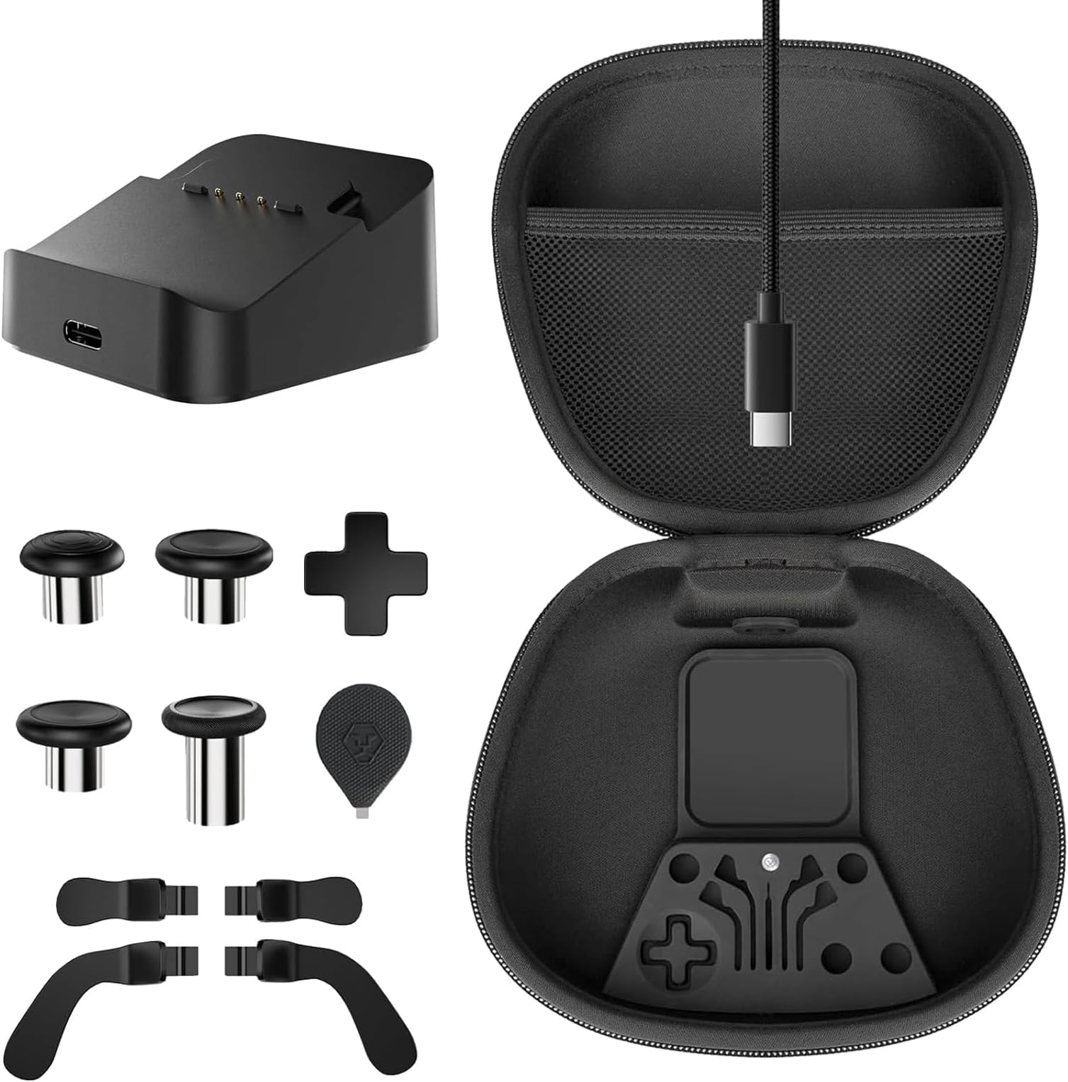 - Metal Thumbsticks for Xbox Elite Controller Series 2, Xbox Elite Controller Series 2 Accessories Components Metal Mod 4 Swap Magnetic Joystick, 4 Paddles, 1 Standard D-Pads