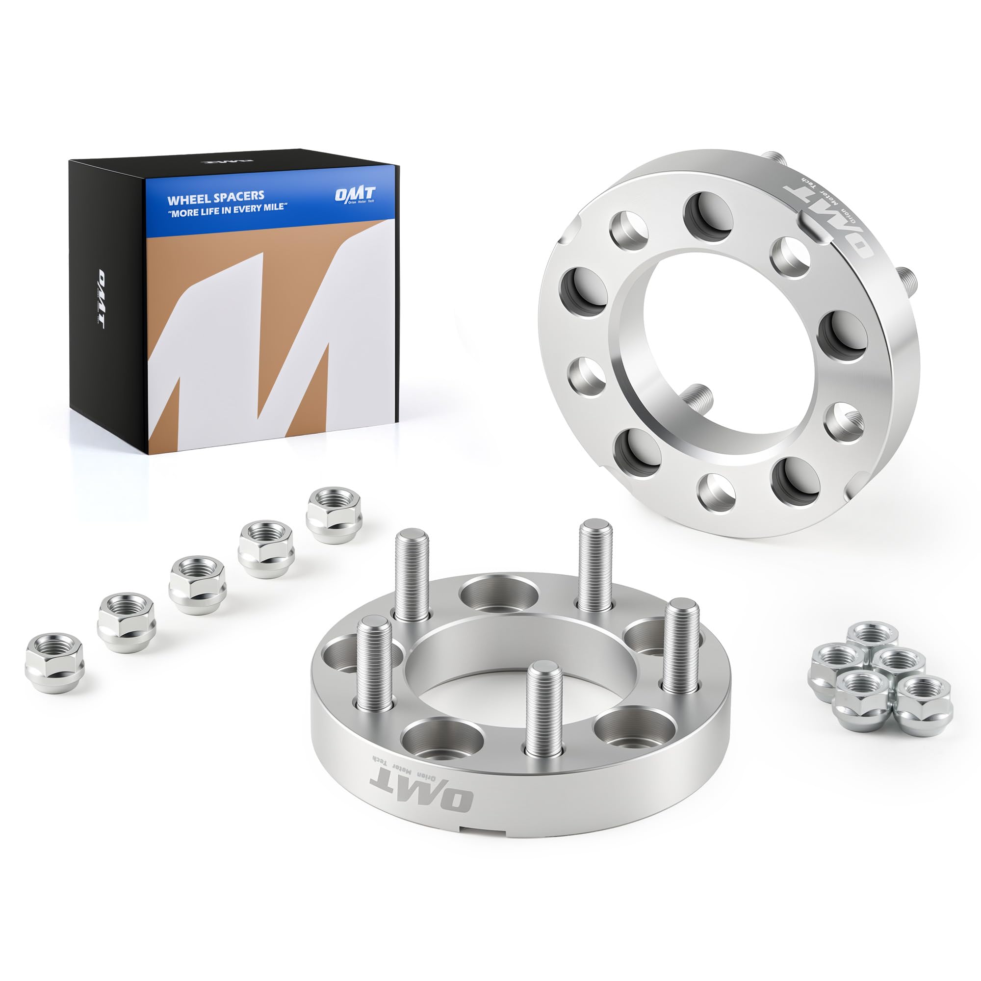 Amazon.com: OMT 5x4.5 Wheel Spacers with 82.5mm Center Hub Bore