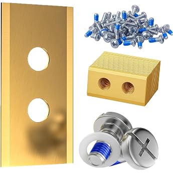 36 x Replacement Blades Compatible with All Mammotion Luba and Yuka Series Robotic Lawnmower Premium Titanium Replacement Blade 0.9 mm Blade Thickness Robotic Lawnmower Blades