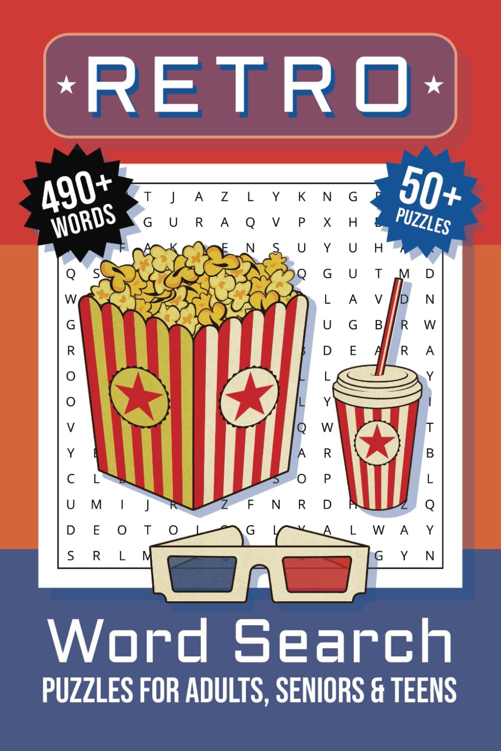 Retro Word Search Puzzle Book: Fun Nostalgia-Themed…