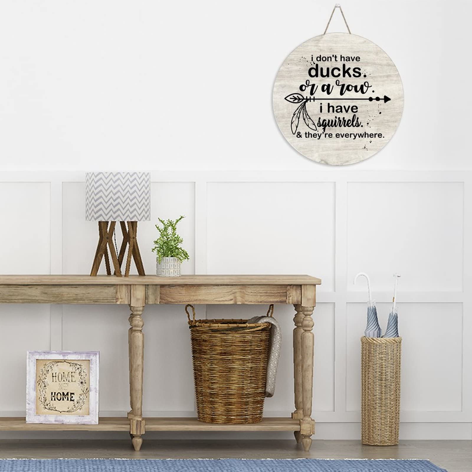 Targa in legno rustica da parete con scritta in lingua inglese Family 30 x 40 cm, con scritta in lingua inglese Home per soggiorno, ufficio