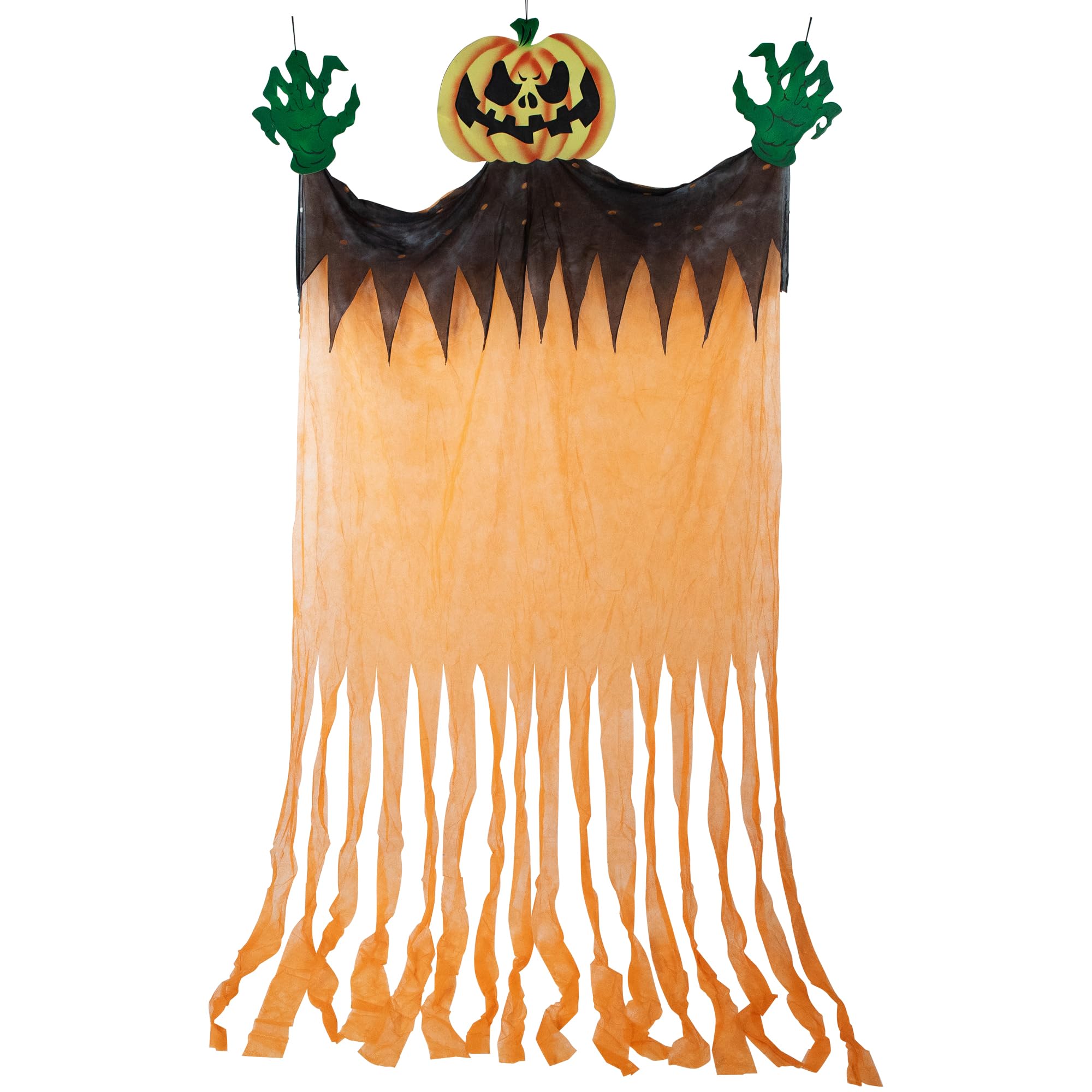 Amazon.com: 11' Scary Hanging Jack-O-Lantern Halloween Decoration