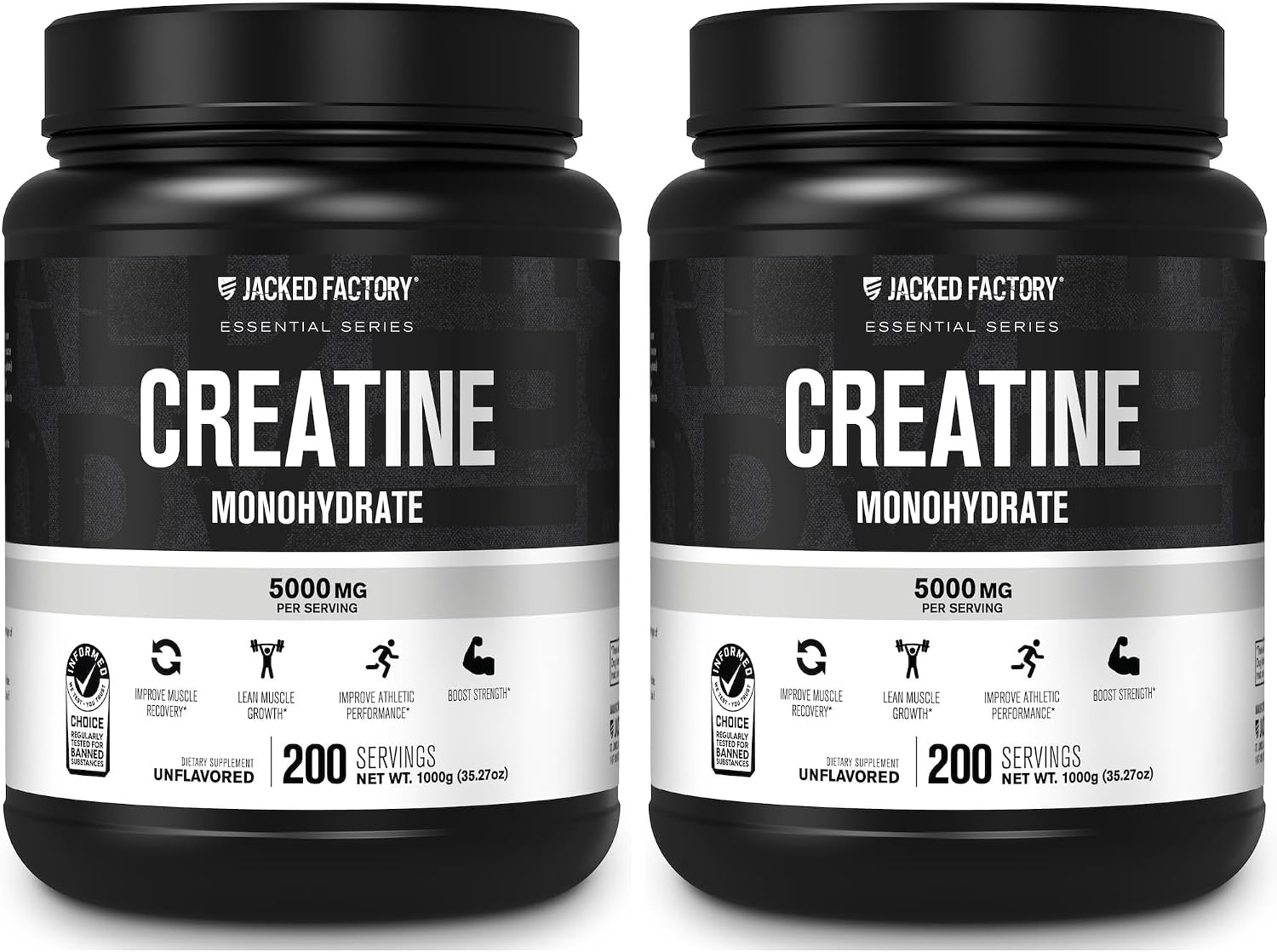  Creatine Monohydrate Powder 1000g - 5g Daily Micronized Creatine Monohydrate for Men and Women, Vegan-Friendly, Third-Party Tested - 200 Servings, Unflavored thumbnail