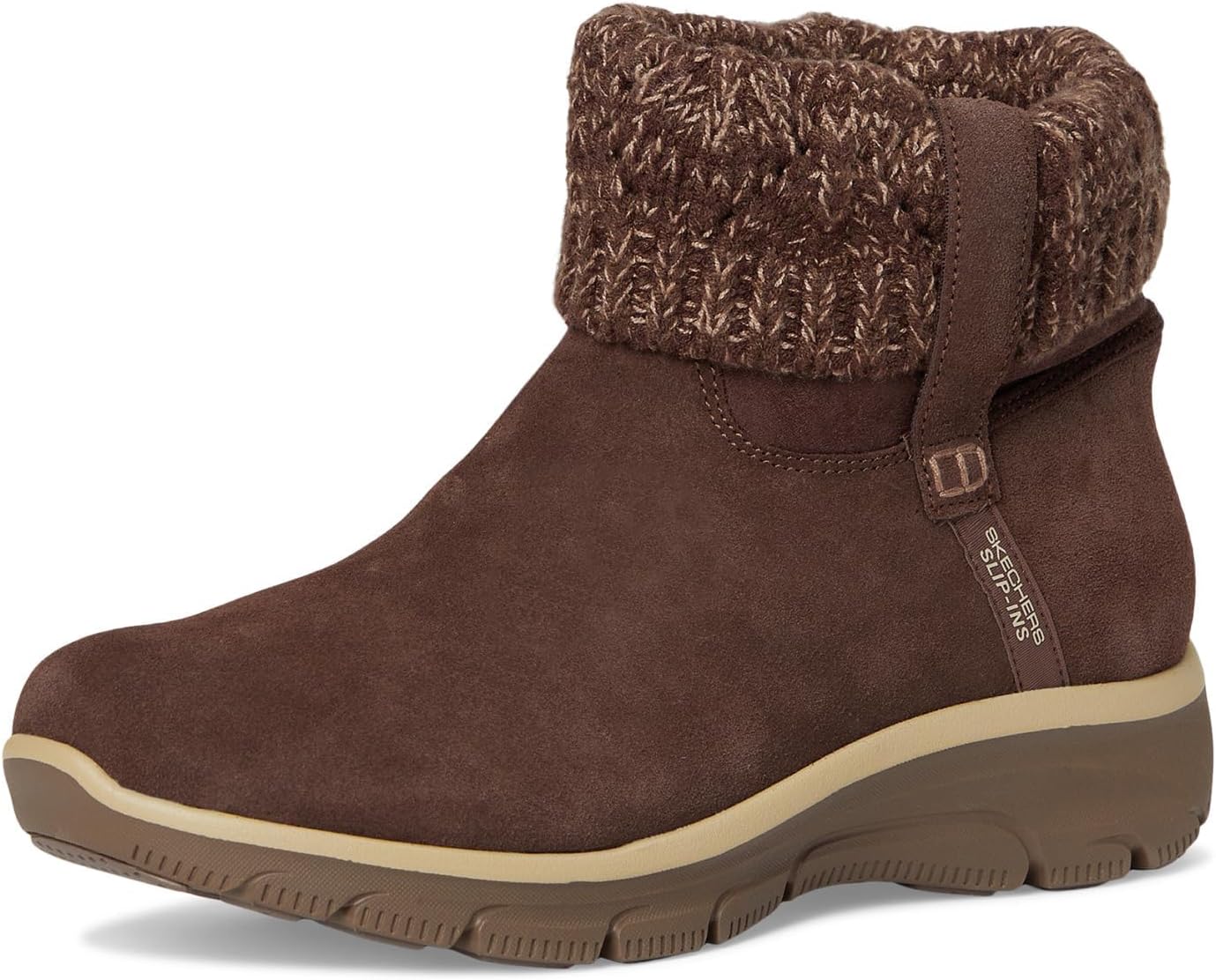 Skechers レディース Easy Going - Cozy Weather 2 スエード ハンズフリー スリッポン