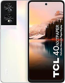 TCL 40 NxtPaper DUAL SIM 256GB ROM + 8GB RAM (GSM ONLY | NO CDMA) Factory Unlocked 4G/LTE Smartphone (Opalescent) - International Version
