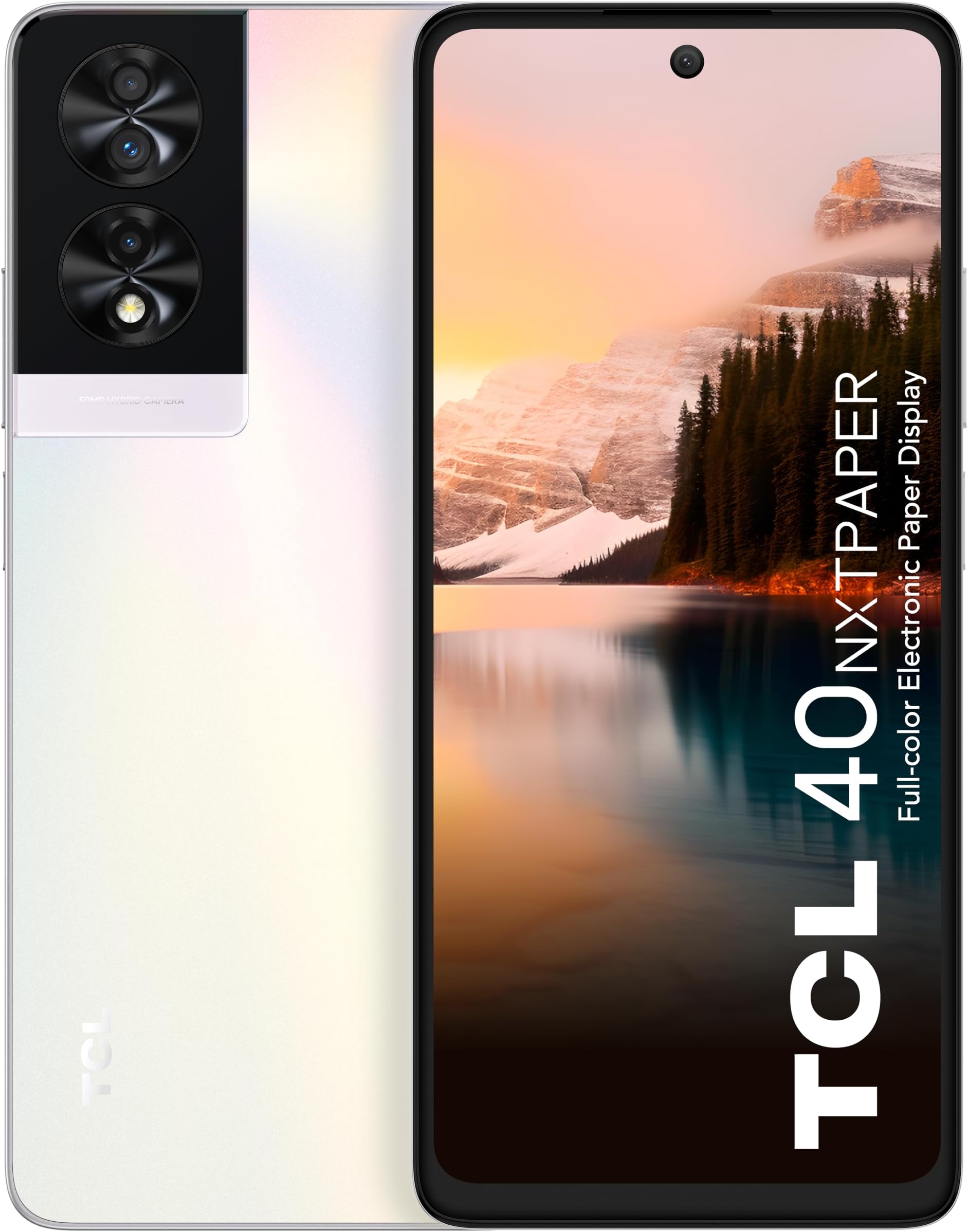 40 NxtPaper DUAL SIM 256GB ROM + 8GB RAM (GSM ONLY | NO CDMA) Factory Unlocked 4G/LTE Smartphone (Opalescent) - International Version