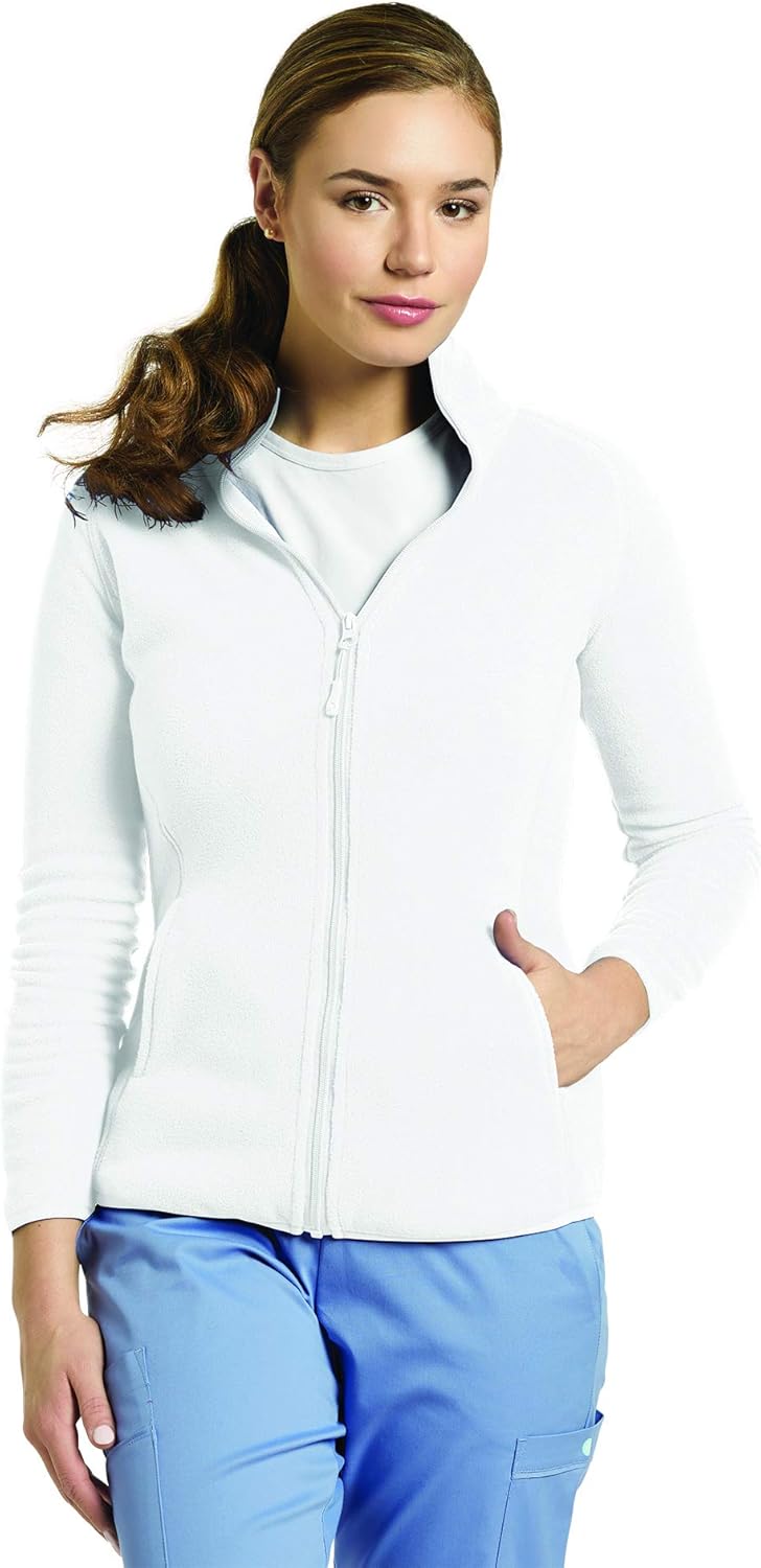 White Cross Women's 448 Polar Fleece Scrub Jacket: Clothing, Shoes & Jewelry