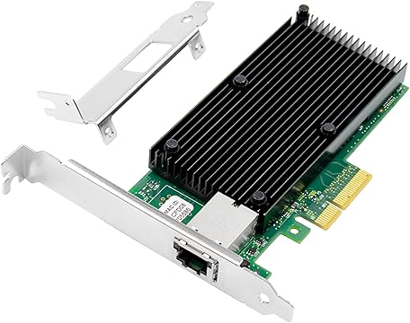 XZSNET 10Gb PCI-E LANカード Amazon | XZSNET 10Gb PCI-E LANカード、Intel X540チップ搭載