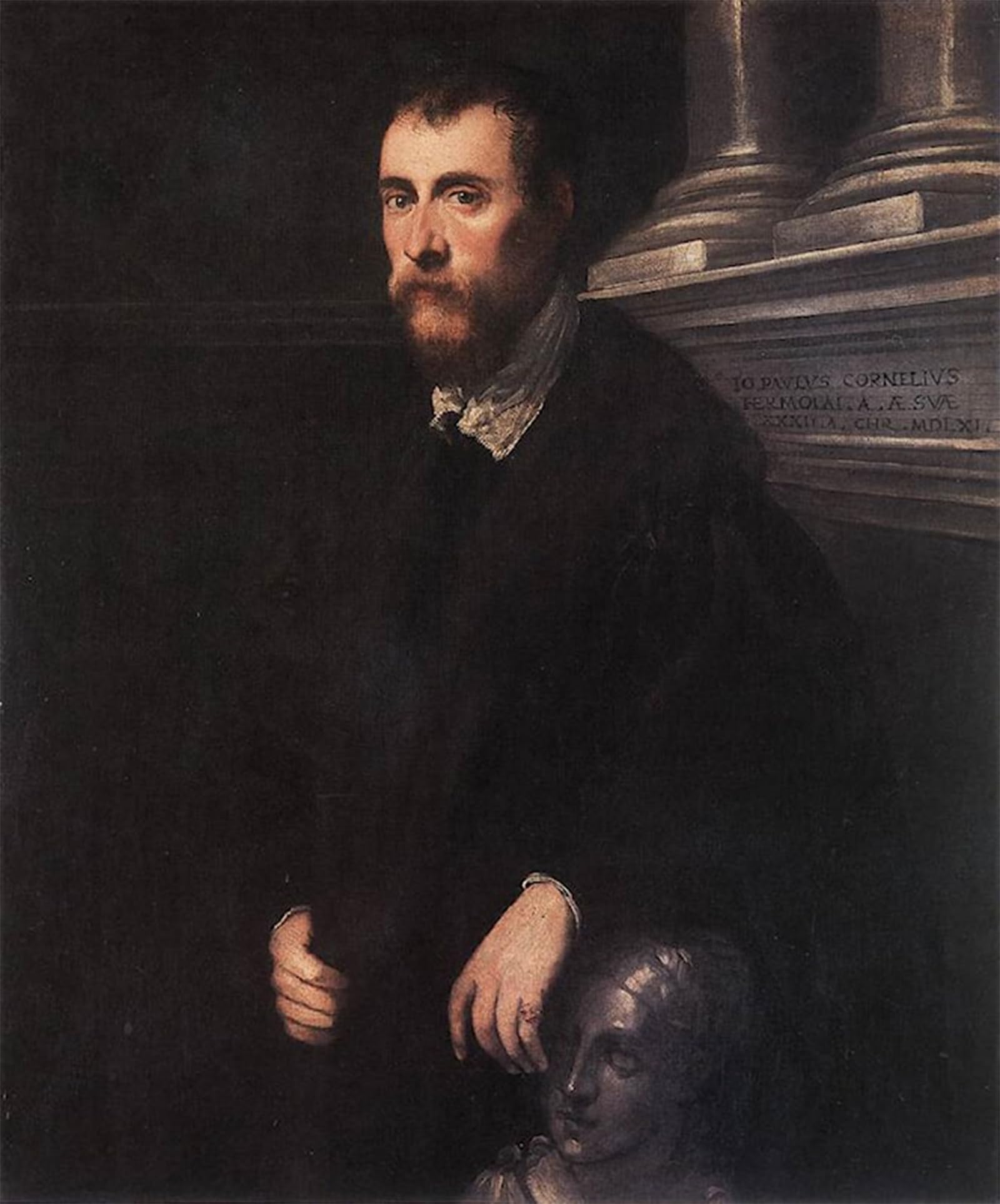 Serendipitp No Frame Retro Picture Poster Wall Art Pictures Painting Portrait Of Paolo Cornaro Jacopo Robusti Tintoretto Wall Art Canvas Print For Wall Decor 60X90cm