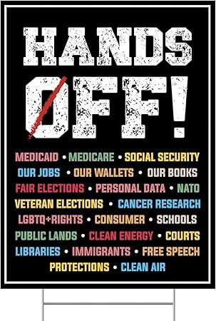Syndicats européens du jeu vidéo unissent leurs forces pour lutter contre l'exploitation des travailleurs 9 71roVp3996L. AC SY450 Hands Off Protest Yard Sign Social Security, Veteran elections and Medicare Protest Yard Sign Double Sided Corrugated Plastic Outdoor Weatherproof Signs With H Stake 12x18