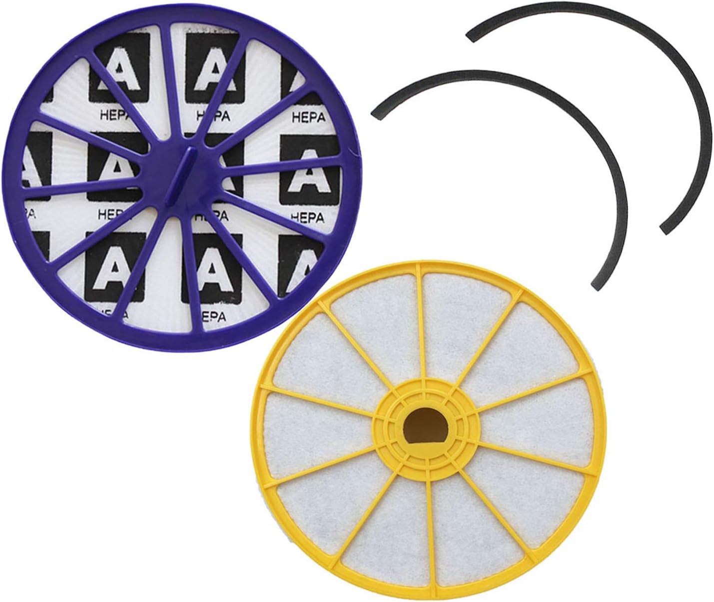 DC07 Replacement HEPA Filter Set Compatible with Dyson DC07 Series Animal All Floors Vacuum Cleaner Part 901420-02 904979-02,Pre-Motor & Post-Motor HEPA Filter & Seals